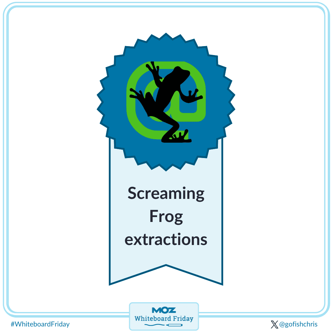 Screaming Frog extractions